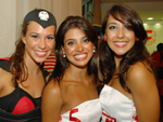 Luisa Silveira, Duany Rocha e Fernanda Rosa