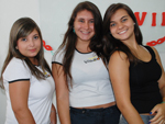 Caroline Roque, Kadhiny Mendona e Francielly Reis