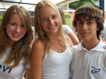 Gabriela Oliveira, Bruna Laus e Eduardo Rocha