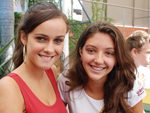 Eduarda Regis e Natalia Zanelato