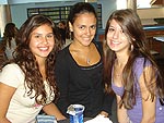 Natalia Miranda, Marina Oliveira e Caroline Medeiros