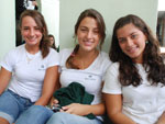 Cludia Bernardes, Betina Lins e Larissa Bez