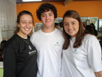 Beatriz Momm, Arthur Momm e Aila Damiani