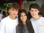 Gustavo Lenzi, Luiza Martins e Mohian Alves