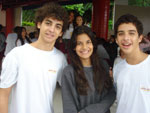 Thiago Franozo, Luiza Martins e Yuri Schmitt