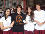 Marianne Maia, Lucas Silvano, Henrique Dela Giustina e Victria Hoorn