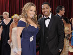 Cantora Mariah Carey e seu marido Nick Cannon
