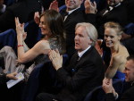 James Cameron na plateia do Oscar