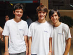 Guilherme Miranda, Rodrigo Moraes e Lucas Preis