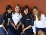 Letcia Nunes, Jice Cristina, Eduarda Nolasco e Maria eduarda