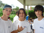 Matheus Del Valle, Lucas Pasquali e Marcelo Kist