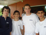 Rafael Nunes, Ezequiel Ramos, Douglas Hahn e Lucas Mendes