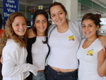 Luiza Sena, Fernanda Santos, Gabrielle Garcia e Natalia Gonalves