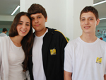 Luiza Fernanda Bernardo, Brunno Henrique e Leandro Demoro