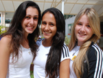 Gabriela Florencio, rika Santos e Mariana Mller