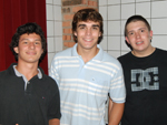 Gustavo Henrrique, Lennon James e Rodrigo Guigor