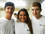 Bruno Losse, Leticia Pereira e Gabriel Leite