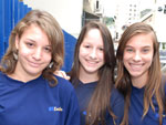 Helena Prado, Amanda Cechetto e Ana Luiza Franz