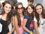 Jssica Becker, Brbara Lopes, Stefany Becker e Agata Becker