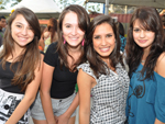 Amanda Deschamps, Francieli Deschamps, Rochele Nunes e Mariana Fernandes