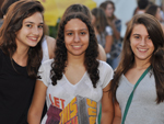 Flvia Dummer, Jlia Andrade e Isadora Scavone