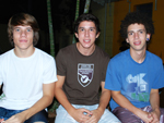 Leonardo Pinheiro, Lucas Barbieri e Airton Hoenick