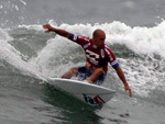 O grande campeo mundial no encontrou seu melhor surfe na Praia da Vila