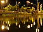 Parque Ramiro Ruediger  noite.