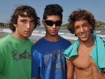 Pablo Dicesare, Lautaro Martinez e Frederico Kittlein