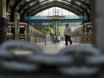 Estaes de trem ficaram fechadas nesta quarta-feira