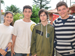 Thaila Antunes, Gustavo Nunes, Lucas Phillip e Edson Macari