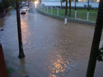 Alagamento no bairro Pio Correa, em Cricima