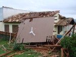 Destalhamento e destruio em Imaru, Sul de Santa Catarina