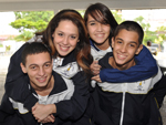 Jos Paulo, Larissa Quadros, Yasmin Garcia e Igor Pires Pereira