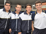 William Barros Correia, Leonardo Cezar, Guilherme Duarte e Murilo Janurio