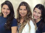 Letcia Baratz, Camila Lbeck e Paola Alves