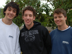 Wilian Zeschu, Osmair Cipriani e Felipe Weise