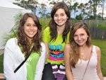 Victoria Feiber, Batriz Klein e Isabella Oliveira