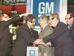 Inaugurao oficial da unidade da General Motors em Gravata, em julho de 2000