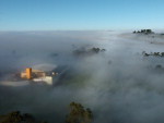 Frio e nevoeiro em Chapec, no Oeste de Santa Catarina