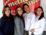 Laryssa Goedert, Andressa schorz, Amanda Borges e Nathalia Nunes