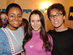 Amanda Vieira, Camille Furlan e Guilherme Faggion