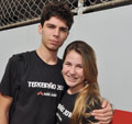 Vincius Hlebczuk e Bruna Vieira