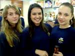 Sabrina Moreira, Julie Santana e Larissa Dundaline