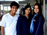 Igor Nathan, Jssica Fernandes e Liane Peixer.