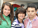 Izabela Oliveira, Thiago Vicente e Guilherme Silva