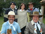 Daniel Torres, Shana Mller, Luiz Carlos Borges, Neto Fagundes e Nico Fagundes 