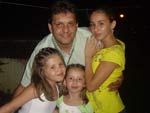 Anna, Byanca e Manu com seu papai Franck Machado! O melhor pai do mundo!