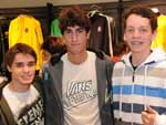 Lucas Tartarelli, Victor Silveira e William Costa