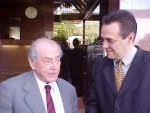 Candidato Enio Bacci, do PDT, durante o ltimo encontro com Brizola, em Braslia